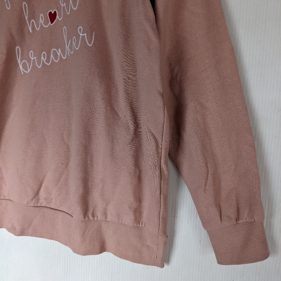 MOTHERHOOD MATERNITY future heartbreaker graphic comfy sweatshirt - Picture 8 of 11